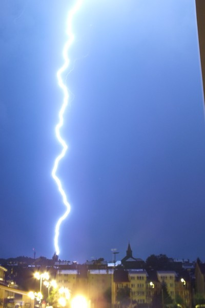 Gwałtowna burza nad Sanokiem. Zobacz niesamowite zdjęcia!