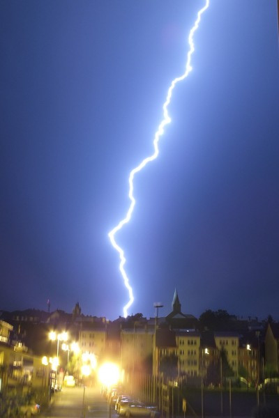 Gwałtowna burza nad Sanokiem. Zobacz niesamowite zdjęcia!