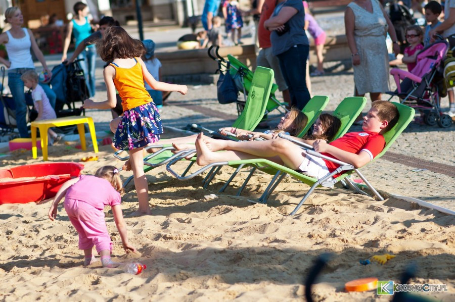 Plaża... w centrum miasta. Co Wy na to?