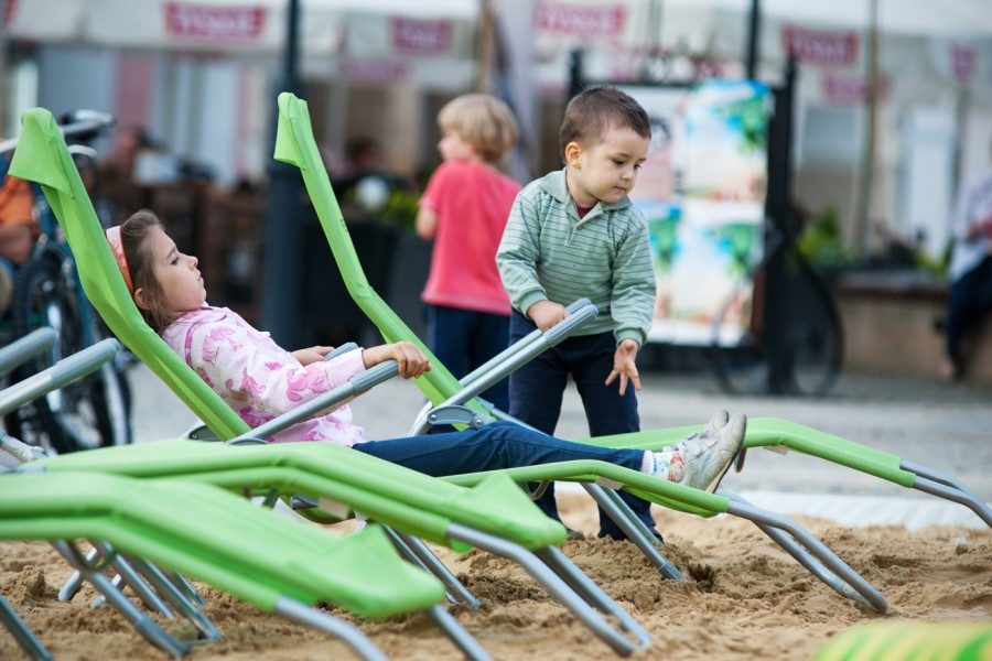 Plaża... w centrum miasta. Co Wy na to?