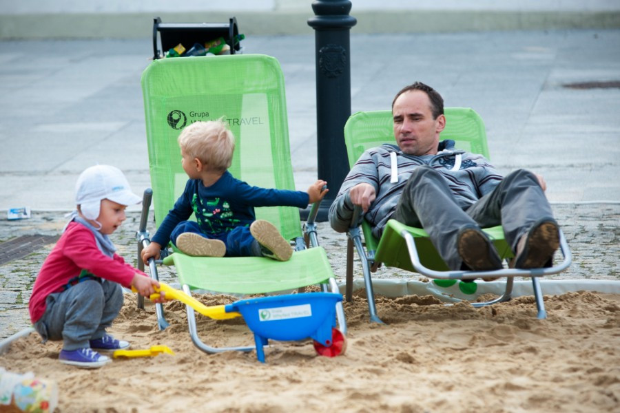 Plaża... w centrum miasta. Co Wy na to?