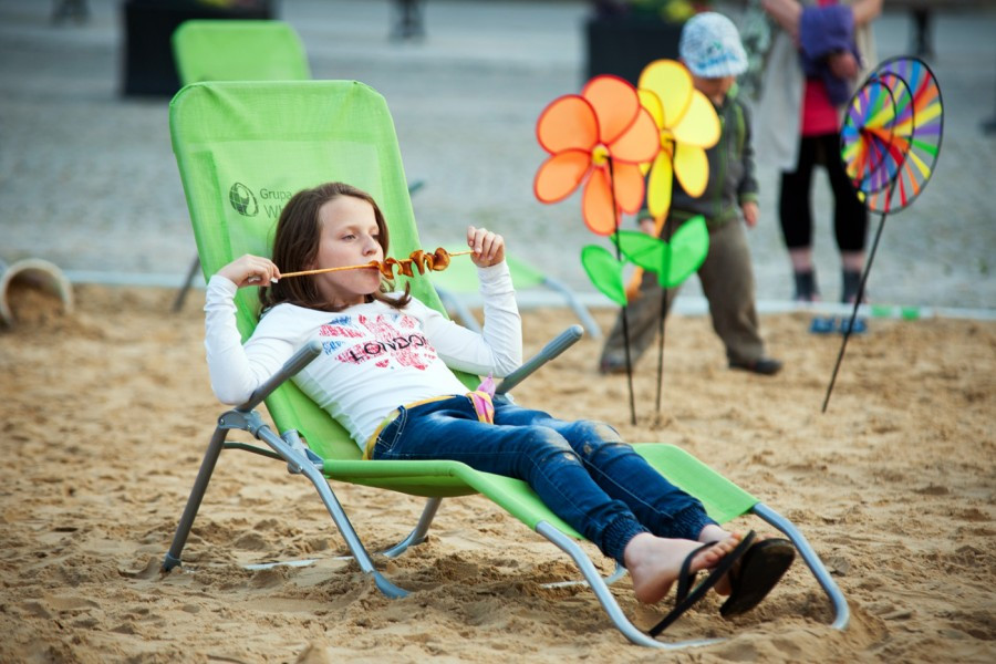 Plaża... w centrum miasta. Co Wy na to?