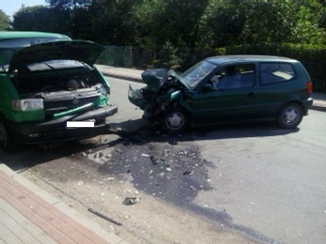 Wypadek na Białogórskiej. Ranna kobieta w szpitalu