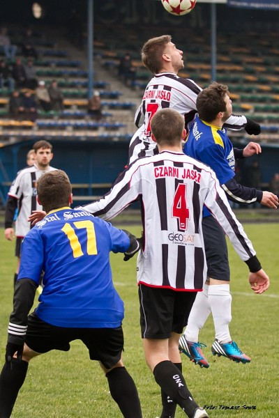 Stal Sanok - Czarni Jasło 5:1. Hat-trick Szałamaja