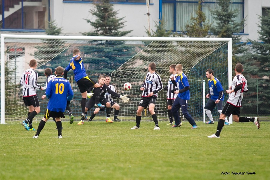 Stal Sanok - Czarni Jasło 5:1. Hat-trick Szałamaja