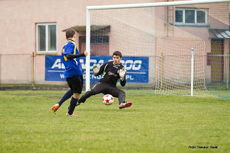 Stal Sanok - Czarni Jasło 5:1. Hat-trick Szałamaja
