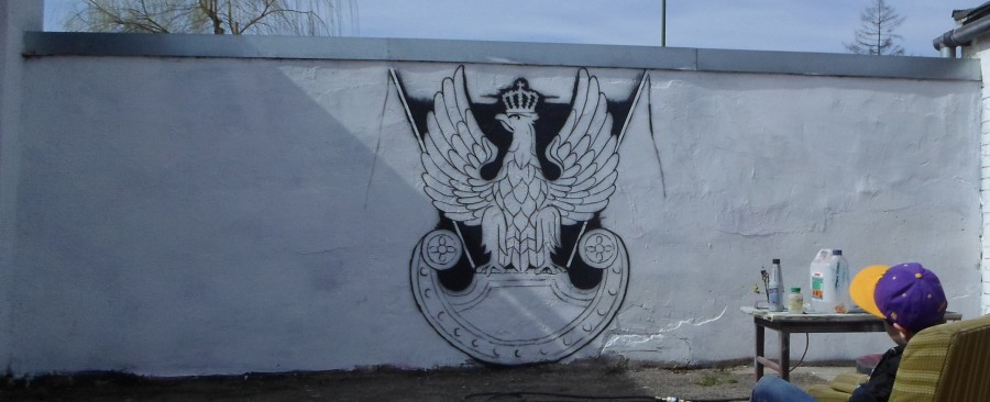 Zobacz, jak powstaje niezwykły mural