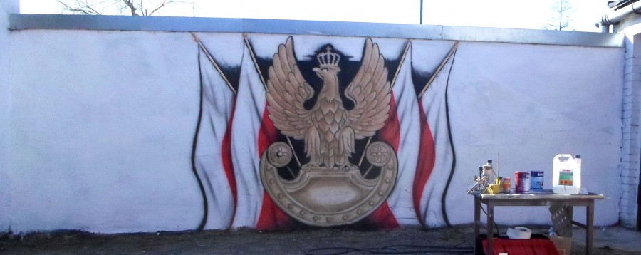 Zobacz, jak powstaje niezwykły mural