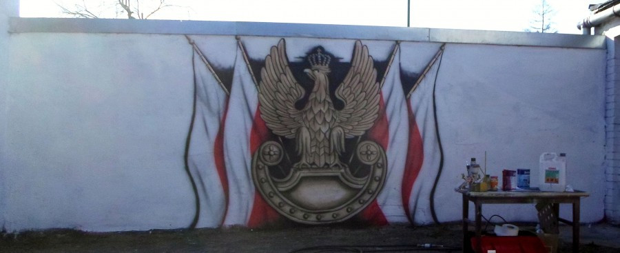 Zobacz, jak powstaje niezwykły mural
