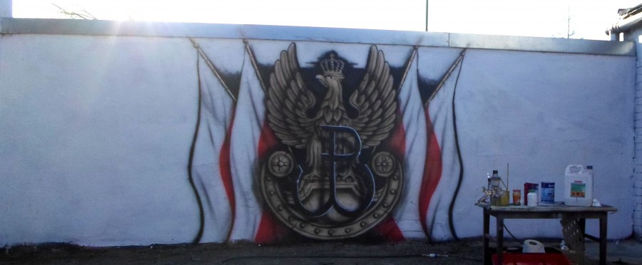 Zobacz, jak powstaje niezwykły mural