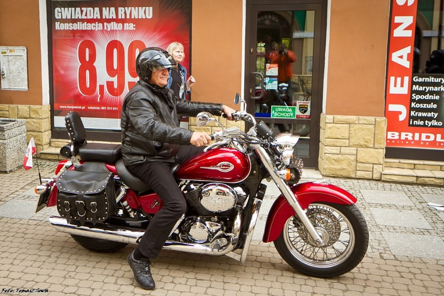 Motocykliści zachęcali do dzielenia się szpikiem