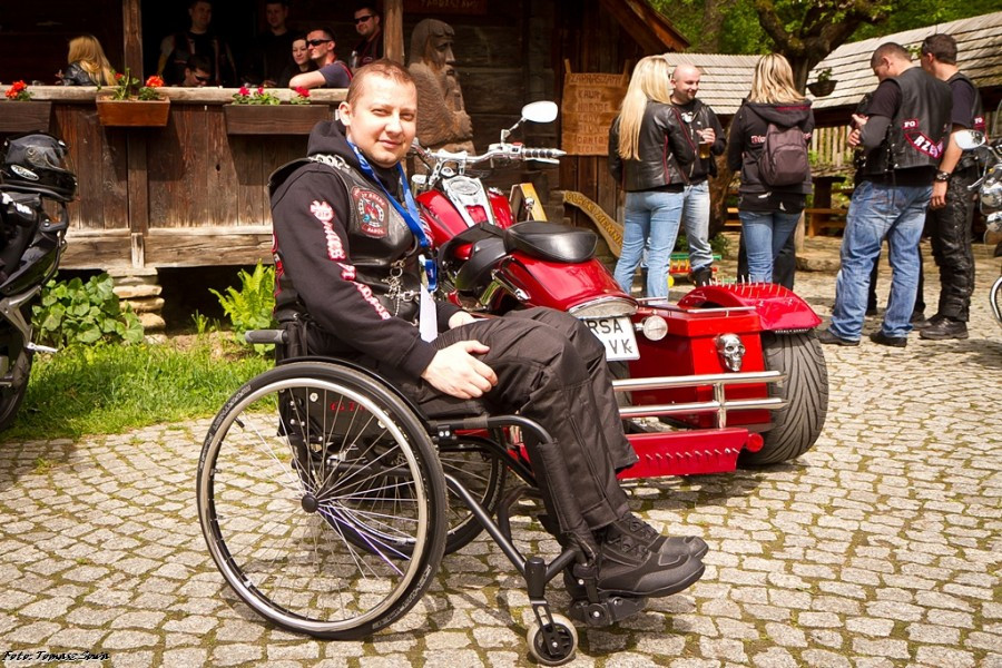 Motocykliści zachęcali do dzielenia się szpikiem