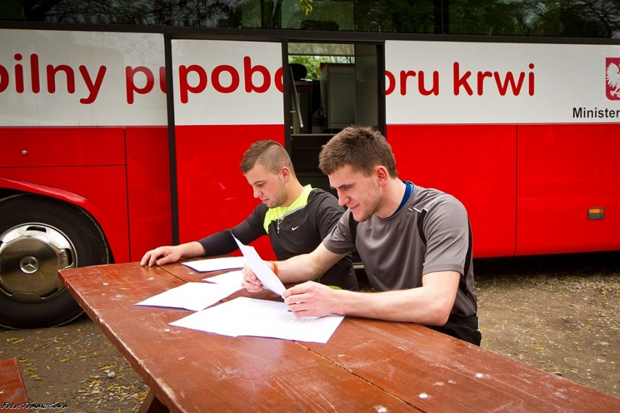 Motocykliści zachęcali do dzielenia się szpikiem