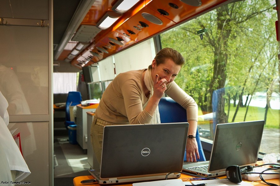 Motocykliści zachęcali do dzielenia się szpikiem