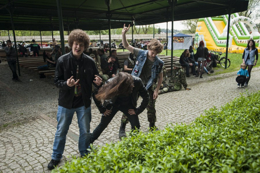 Motocykliści zachęcali do dzielenia się szpikiem