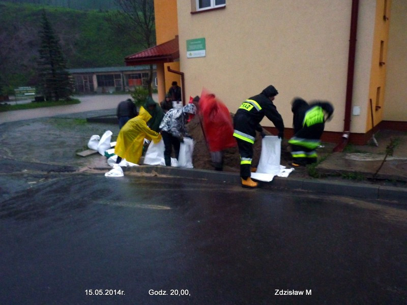 W Ustrzykach Dolnych jest powódź. Rzeki w powiecie sanockim przekroczyły poziom alarmowy