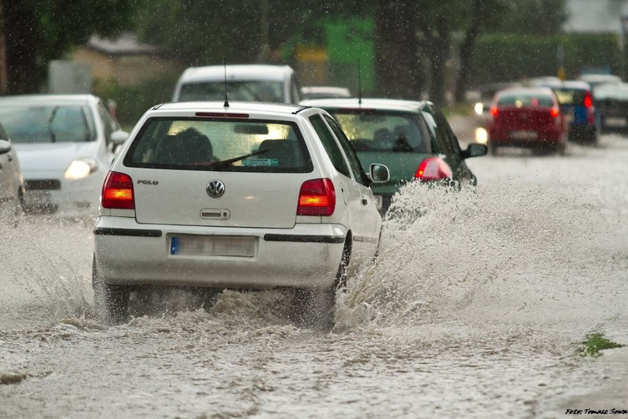 Potężna nawałnica przeszła nad Sanokiem