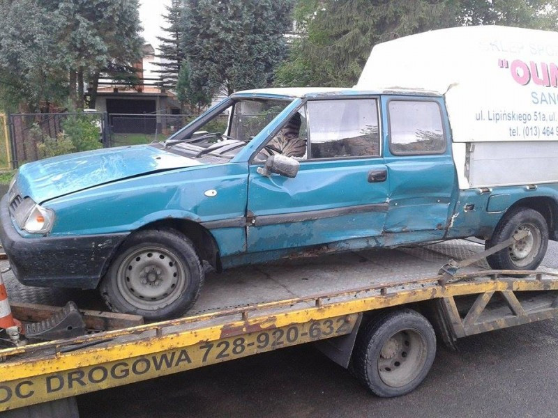 Na skrzyżowaniu wymusił pierwszeństwo