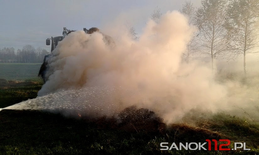 Pożar budynku gospodarczego w Jaćmierzu