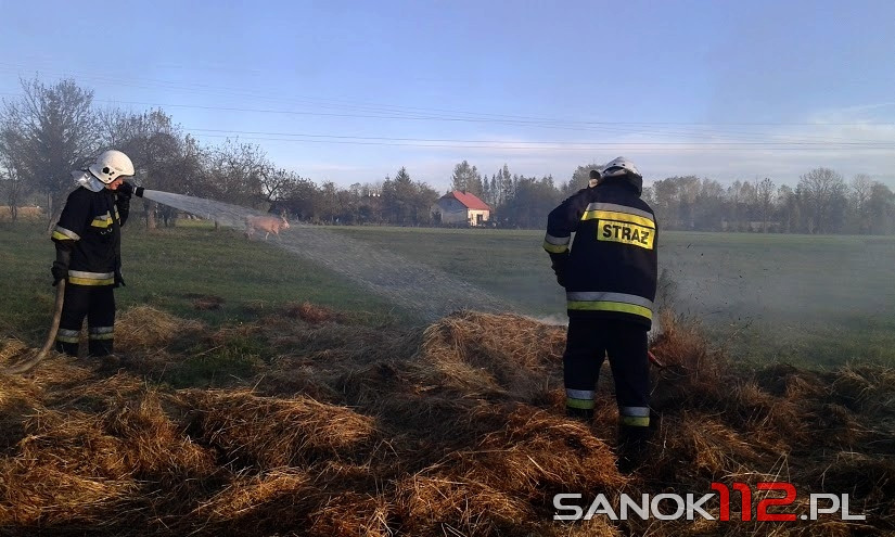 Pożar budynku gospodarczego w Jaćmierzu