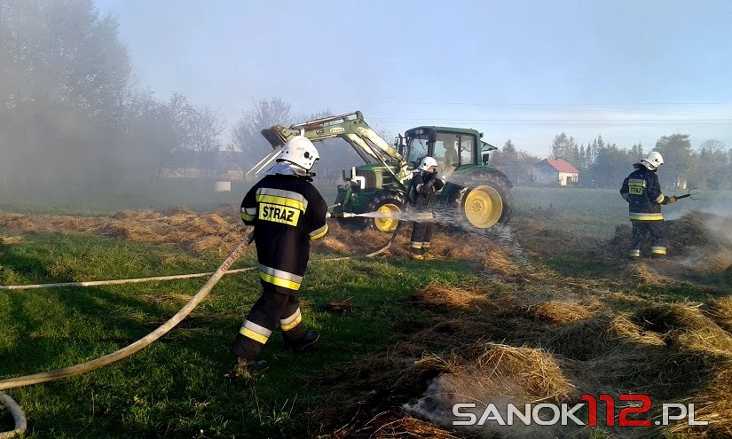 Pożar budynku gospodarczego w Jaćmierzu