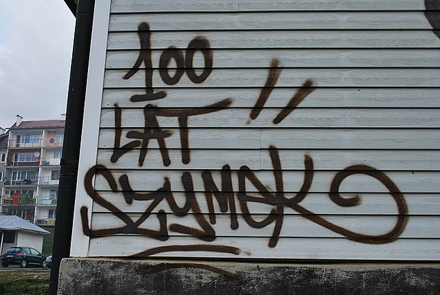 Policjanci zatrzymali wandala - graficiarza