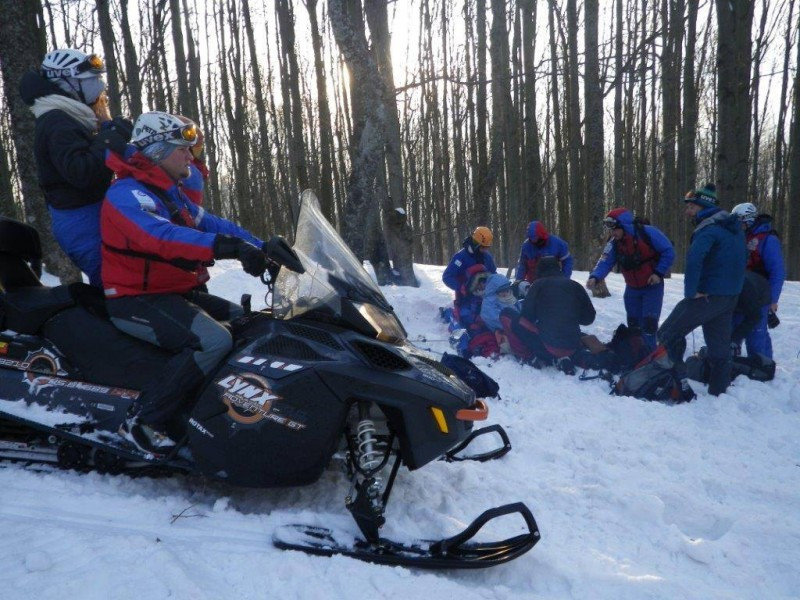 Trudna akcja w Bieszczadach. 
