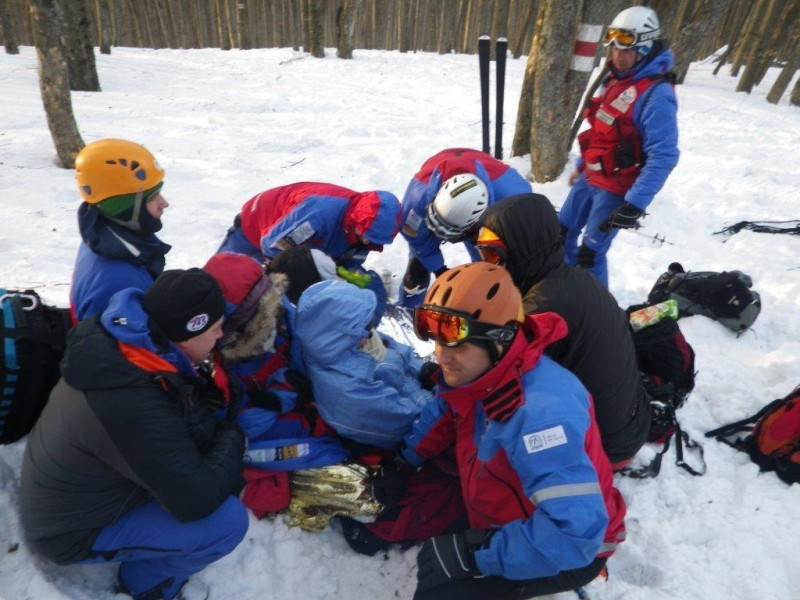Trudna akcja w Bieszczadach. 