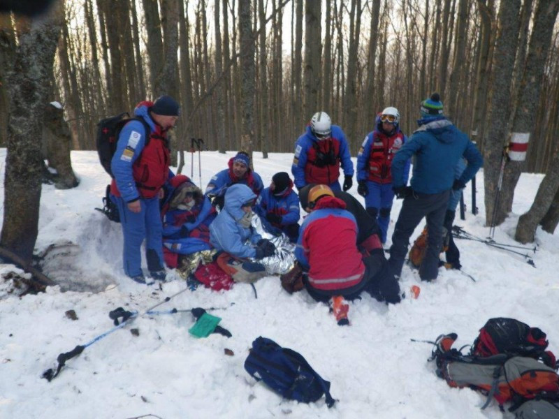 Trudna akcja w Bieszczadach. 