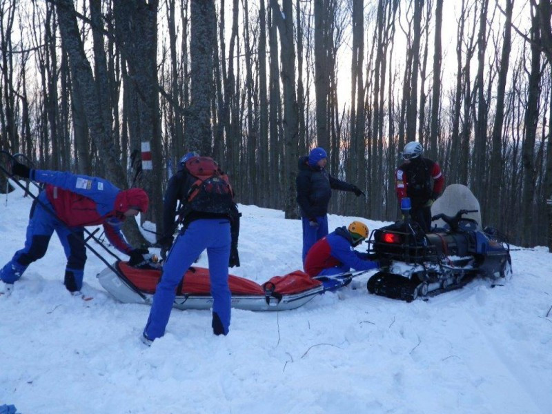 Trudna akcja w Bieszczadach. 