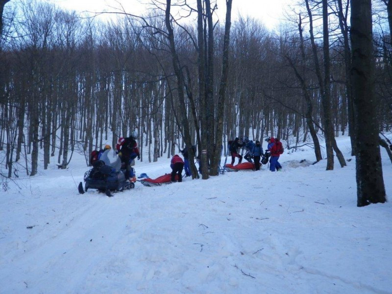 Trudna akcja w Bieszczadach. 