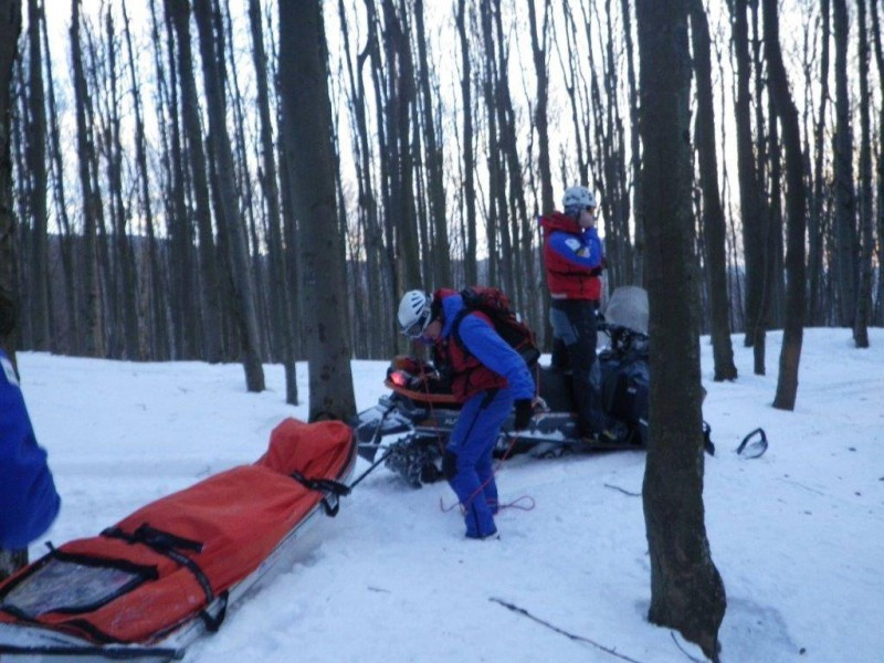 Trudna akcja w Bieszczadach. 