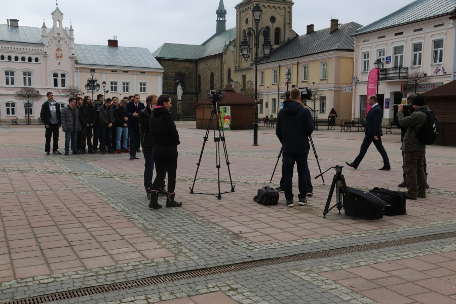 Korwin Mikke z wizytą w Sanoku