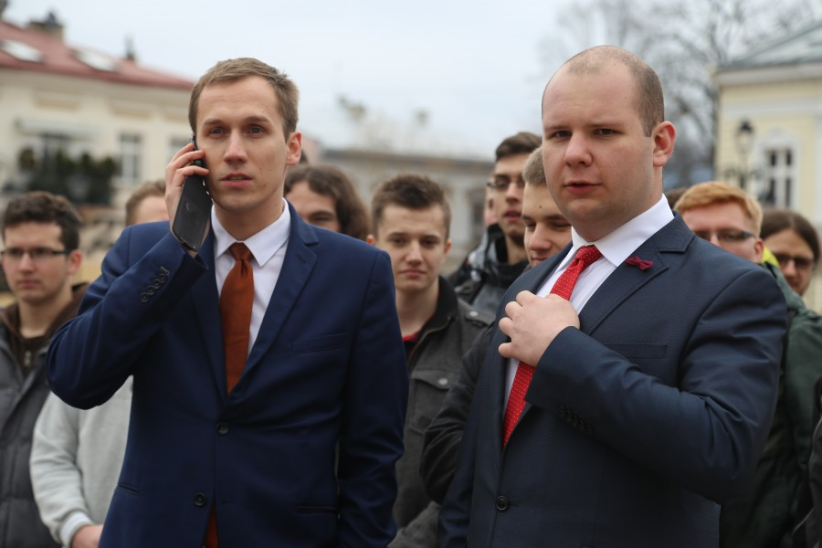 Korwin Mikke z wizytą w Sanoku