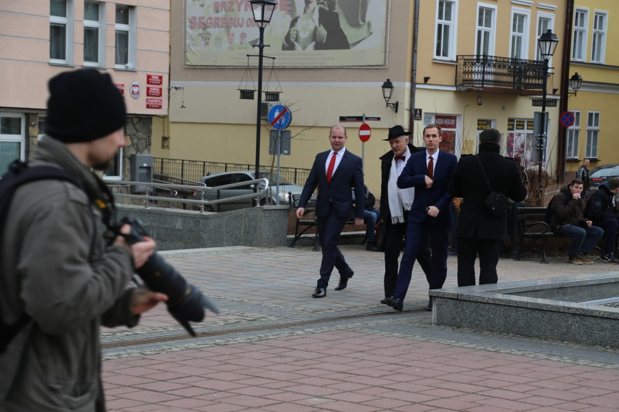 Korwin Mikke z wizytą w Sanoku