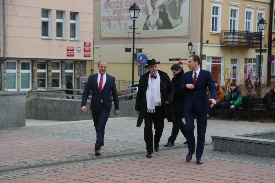 Korwin Mikke z wizytą w Sanoku