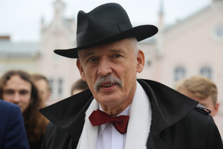 Korwin Mikke z wizytą w Sanoku