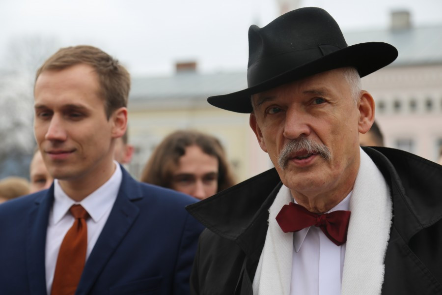 Korwin Mikke z wizytą w Sanoku