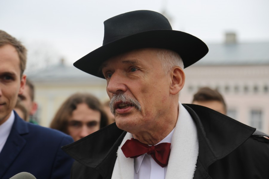 Korwin Mikke z wizytą w Sanoku