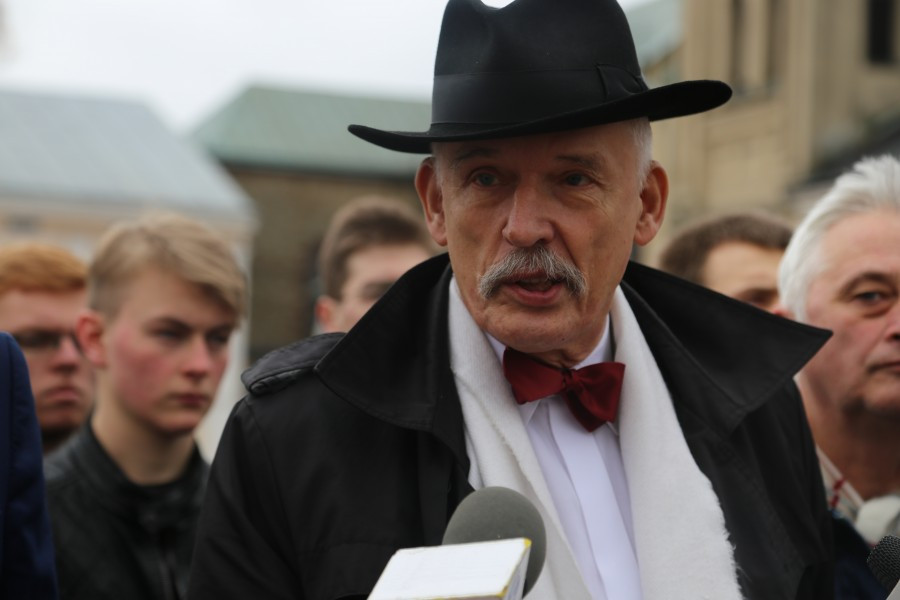 Korwin Mikke z wizytą w Sanoku