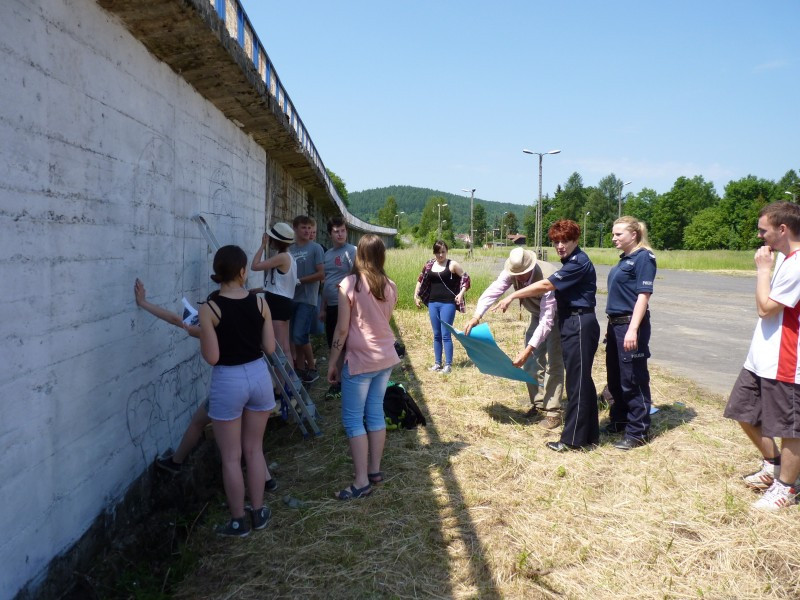 Niezwykły mural o wolności