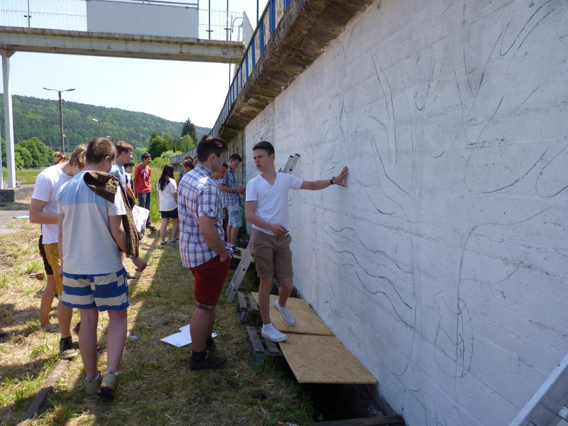 Niezwykły mural o wolności