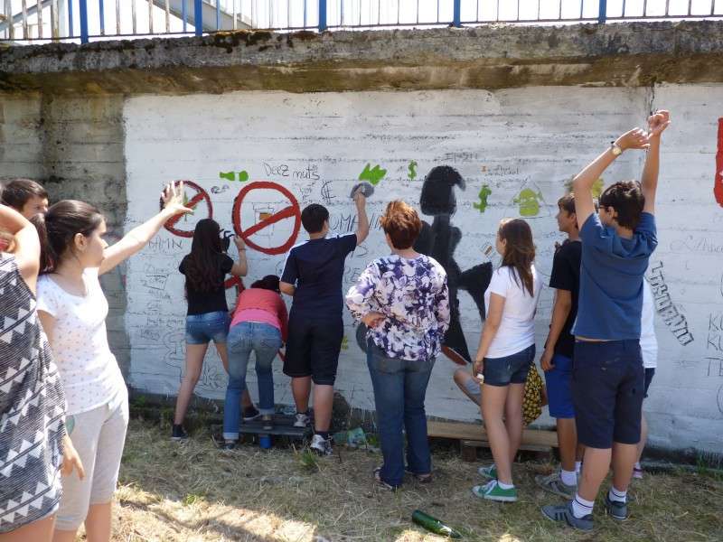 Niezwykły mural o wolności
