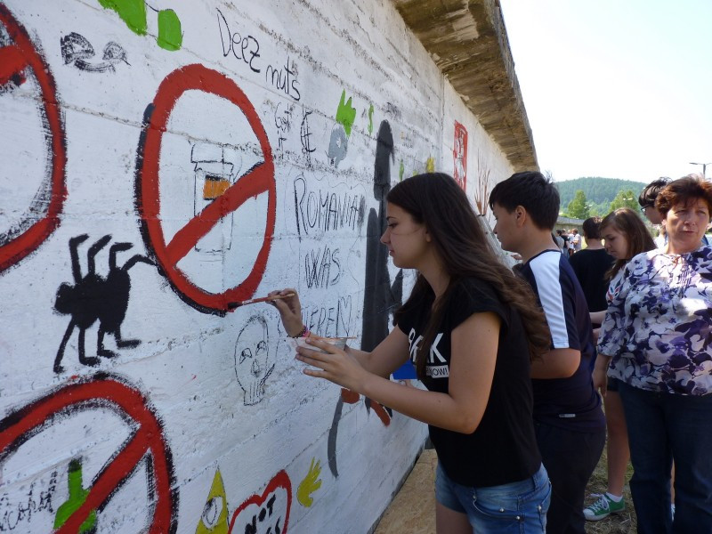 Niezwykły mural o wolności