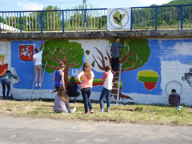Niezwykły mural o wolności