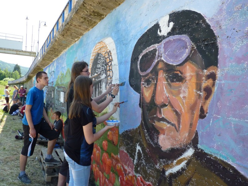 Niezwykły mural o wolności