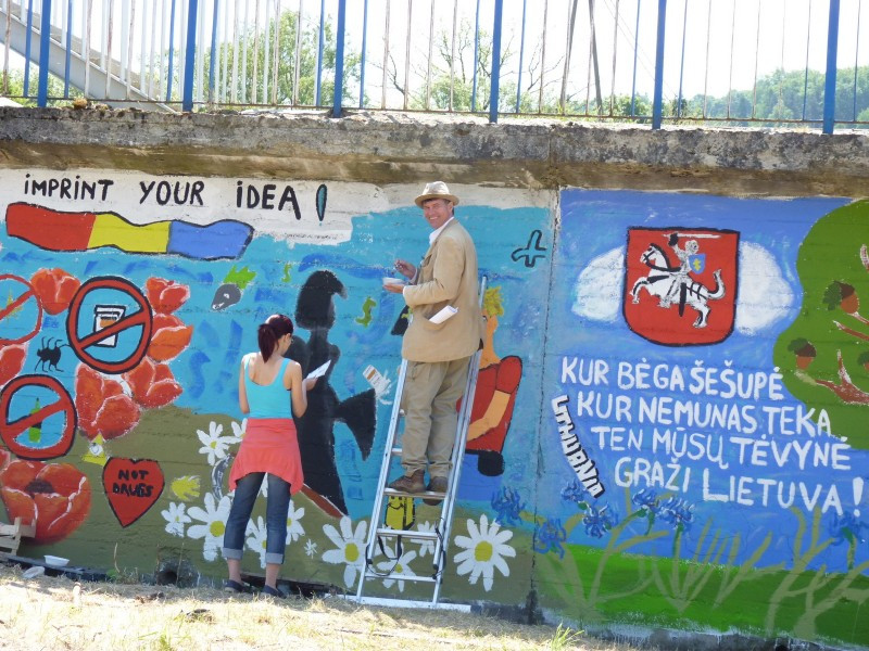 Niezwykły mural o wolności