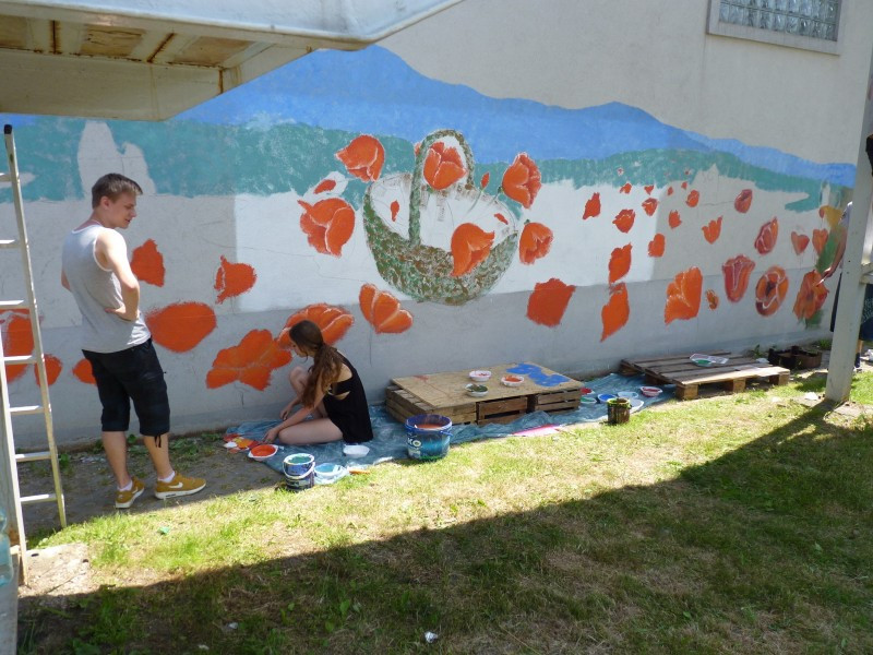 Niezwykły mural o wolności