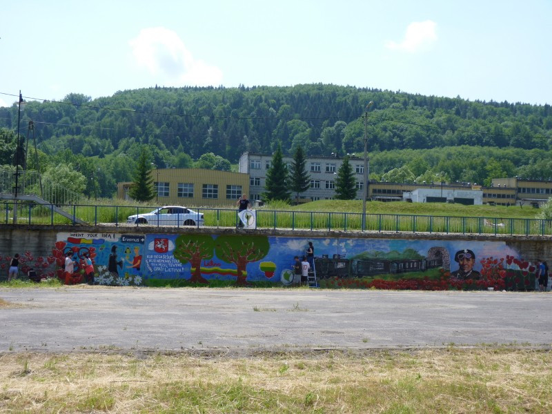 Niezwykły mural o wolności