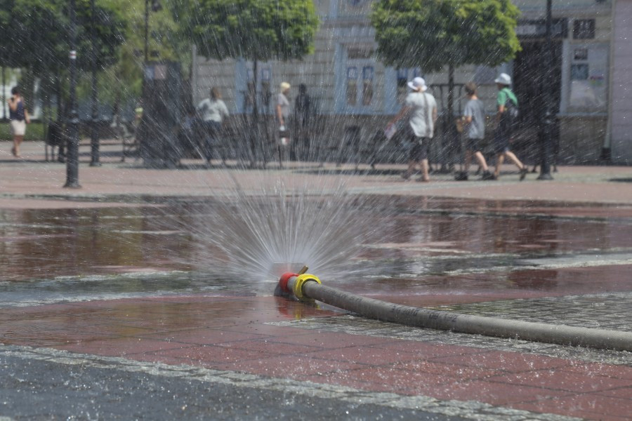 Sanok ma kurtynę wodną! Schłodzisz się na rynku